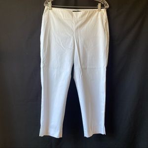 TALBOTS Heritage  White Ankle Pants Size 8P
